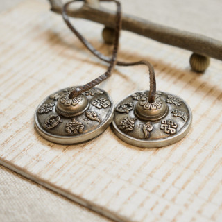 尼泊爾手工丁夏 - 大款吉祥圖紋