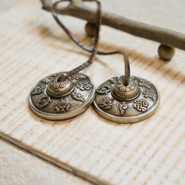 尼泊爾手工丁夏 - 大款吉祥圖紋